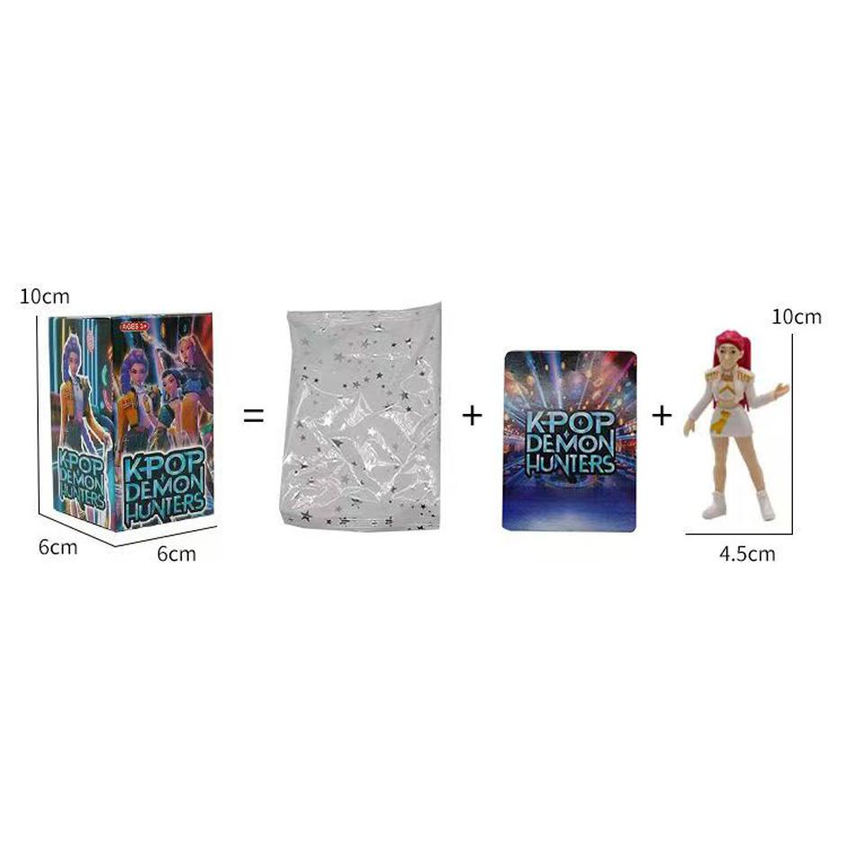 Anime Kpop Demon Hunters blind box Action Figure Toys Derpys Tiger Ranimeumi Mira Zoey Sussy Figurine Doll For Fans Gift