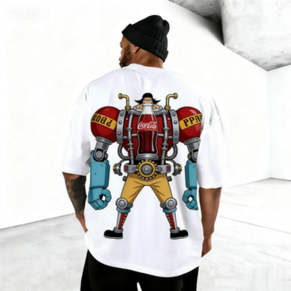 2026 New 'One Piece' Anime Print Short Sleeve T-Shirt Unisex T-Shirt Men's Top Summer T-Shirt Y2K Style Street Wear