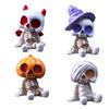 4pcs/set Pumpkin Mummy Ghost Halloween Figurines Cute Design Mini Decoration  Daily Use