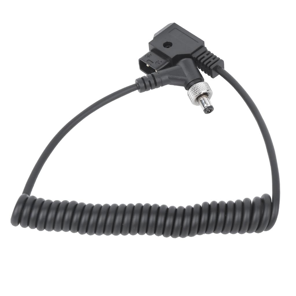 D‑TAP Plug to DC Port DC Monitor Supply Cable Plastic Black Spring Power Wire with Lock