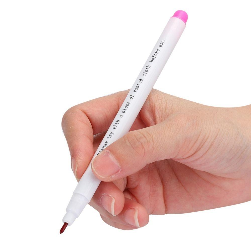 Pink Ink Air Erasable Pens Air Erasable Sewing Marking Pens New Fabric Marking Pens Embroidery