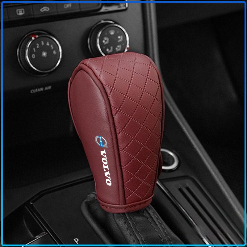 1PCS Car Gear Shift Handle Cover Shifter Protect Case sticker For Volvo Rdesign XC90 S60 XC60 V70 S80 S40 V50 V40 V60 C30 S70