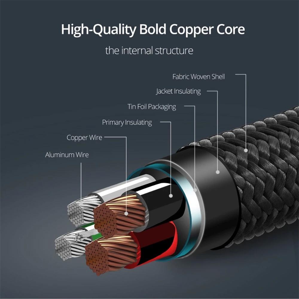 Charging Wire Type C Cables Micro USB Fast Charge Cable Phone Charge Cord Charger Cable Y Splitter
