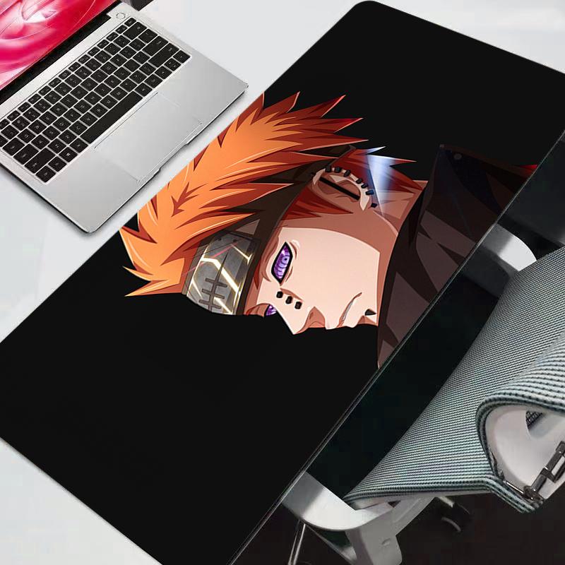 Large Esports Naruto Mouse Pad Smooth Flexible Rubber Gamer PC Computer Keyboard For CSGO Kawaii Mosuepad Durable