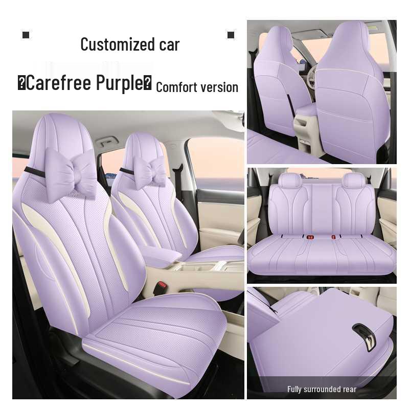 All-Season Leather Seat Covers for Wuling Bingo S Car.