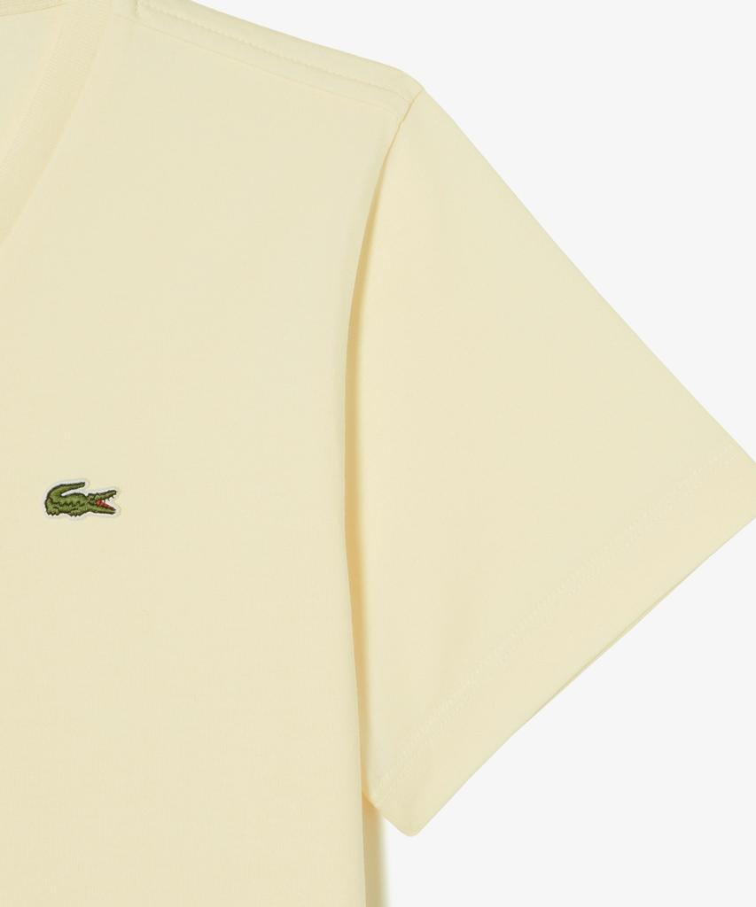 LACOSTE Женская базовая футболка с V-образным вырезом и коротким рукавом Tf833E-56G S7G