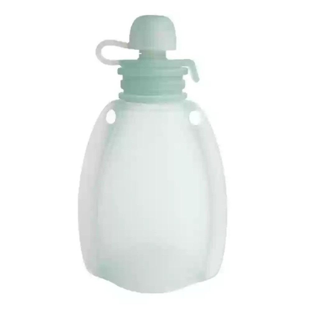 Food Grade Silicone Squeeze Feeder 120ml Large Capacity Leakproof Food Storage Bag Travel