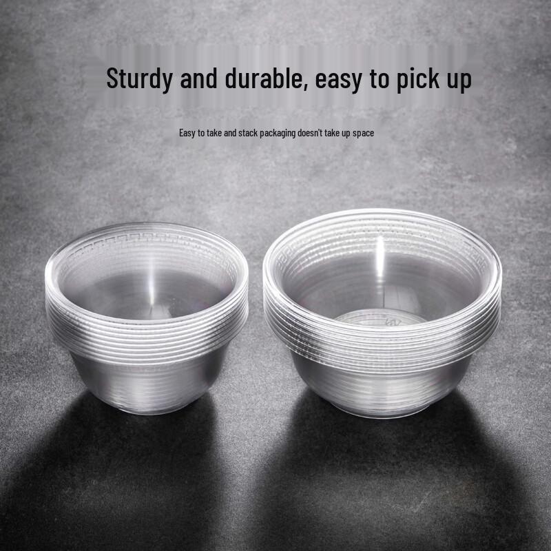 Disposable Food Grade Clear Plastic Bowls