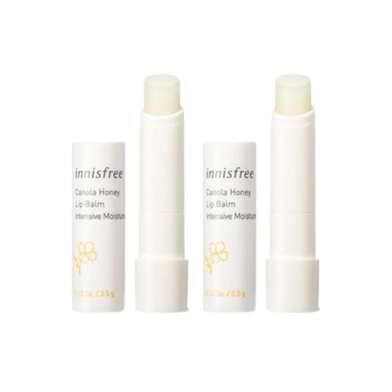 Innisfree Бальзам для губ с медом канолы 3,5 г | Интенсивное увлажнение и питательный уход за губами с медом с острова Чеджу