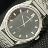 USED VINTAGE SEIKO WINDING 66B JAPAN MENS DATE ORIGINAL DIAL WATCH A415702-2 SKU621d-a415702