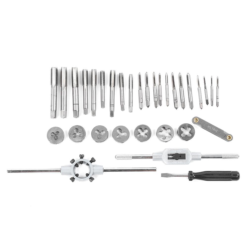 Набор из 32 шт. Набор ручных инструментов для метчиков из легированной стали с высокой твердостью