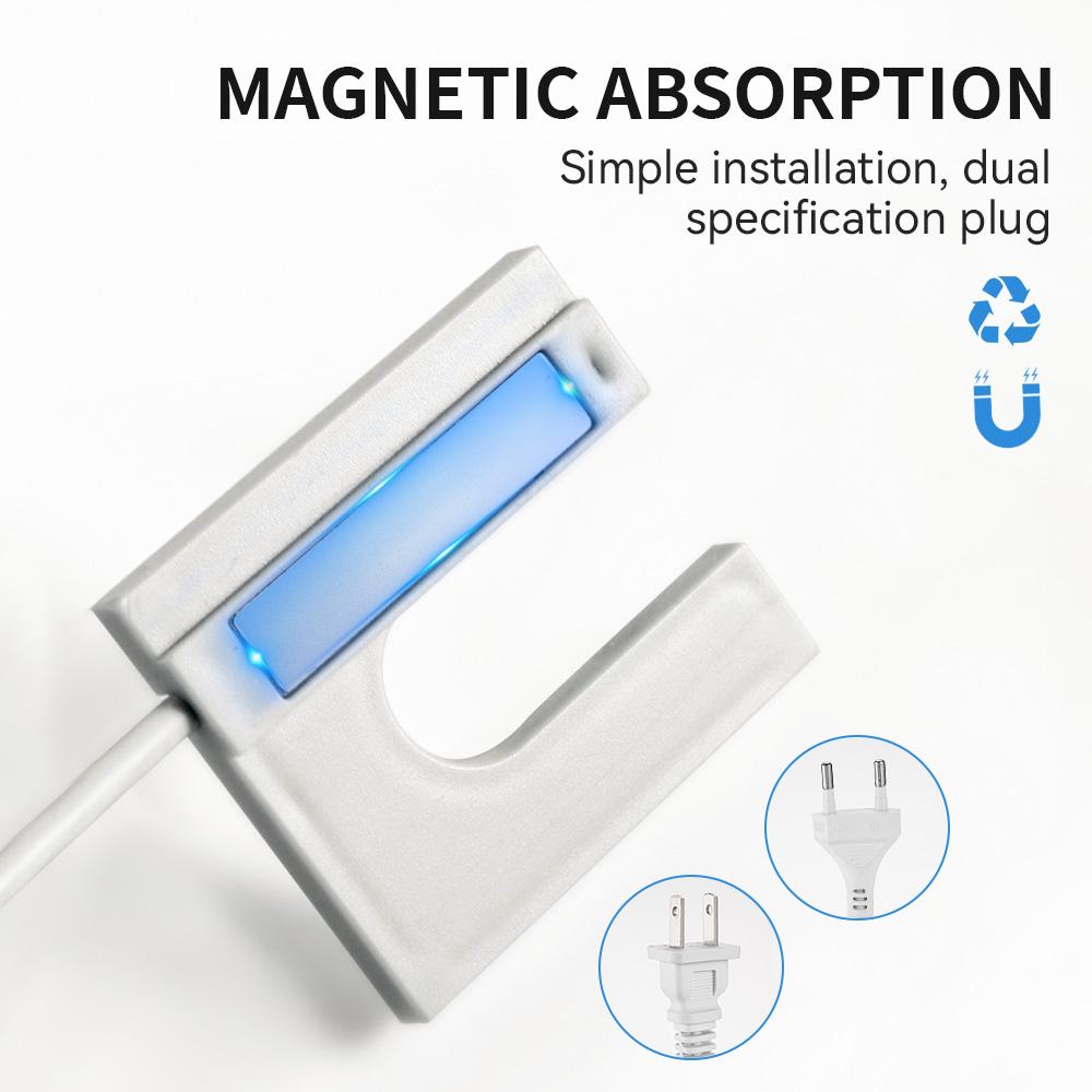10 LEDs Magnetic Sewing Machine Light US 220V Industrial Working Lamp for Sewing Benches Drill Presses CNC Machine Workbenches