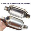 2'' 2.25'' 2.5'' 3" Universal Catalytic Converter Exhaust System High Flow 409 Stainless Steel For 2.4L Car Auto Vehicles