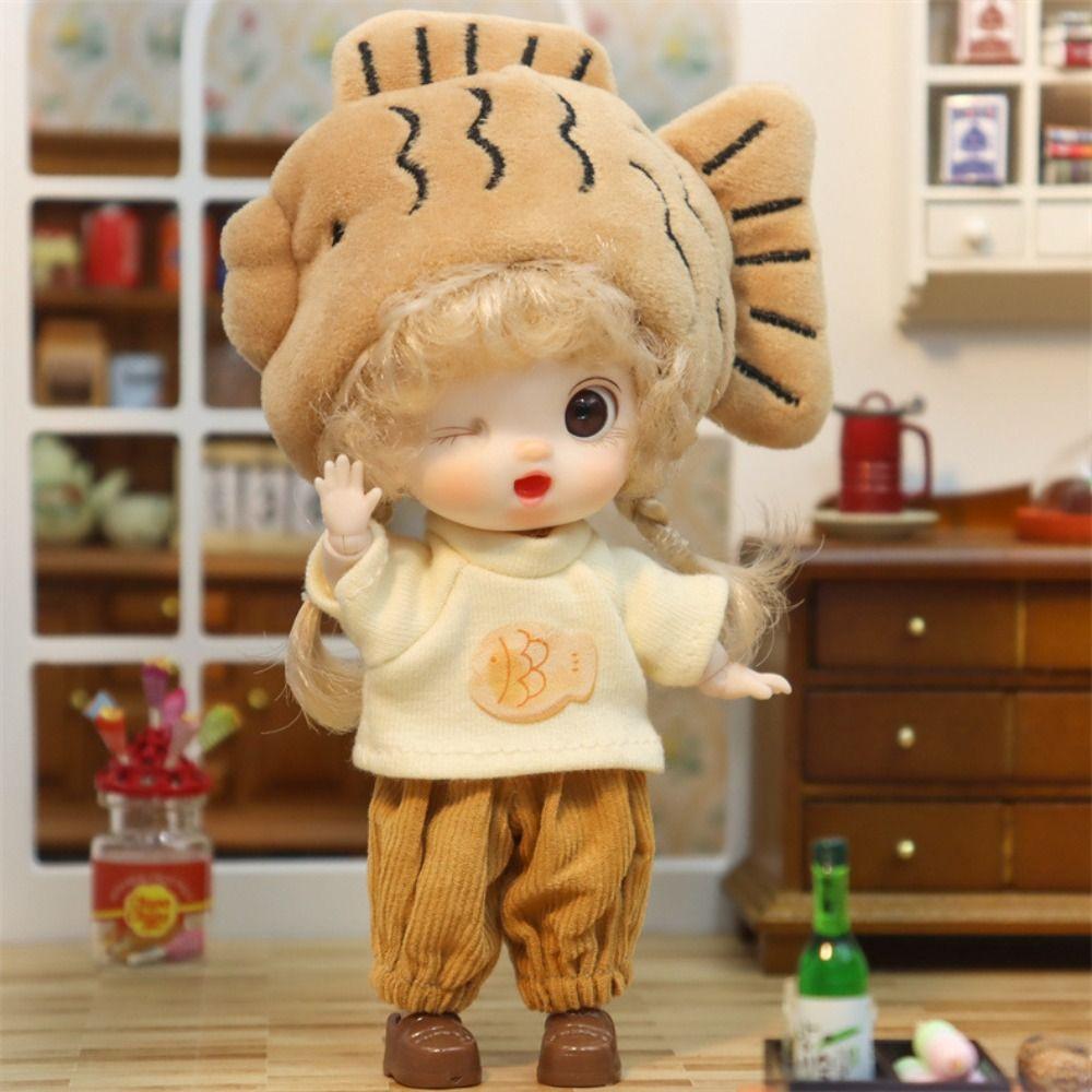 Мини кукла Ob11 с одеждой, регулируемая кукла Ob11 Bjd, кукла Obitsu, одежда, подарки на день рождения