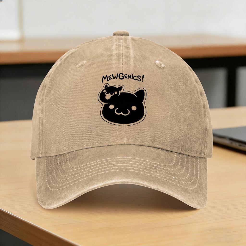 Mewgenics Инди Игры Стильная Выстиранная Бейсболка Летние Кепки Солнце Хип-Хоп Женские Унисекс Для Активного Отдыха Спортивные Бейсболки