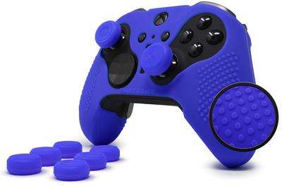 Elite Series 2 Studded Grip Skin для Xbox One Elite Series 2 Controller для Series Foamy Lizard Silicone Flat Top Studs 8 Thumb Pads (Не X/S/Элит