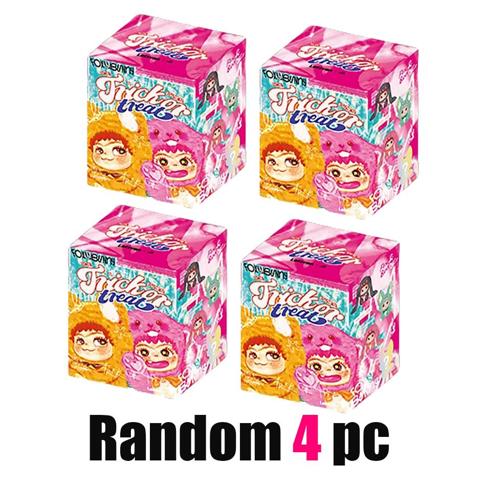 Wakuku V1 V2 Блайндбокс Лиса и Кролик Серия 'Trick Or Treat' Виниловая кукла Сюрприз-пакет Брелок Модный игрушечный Mystery Box Подарки