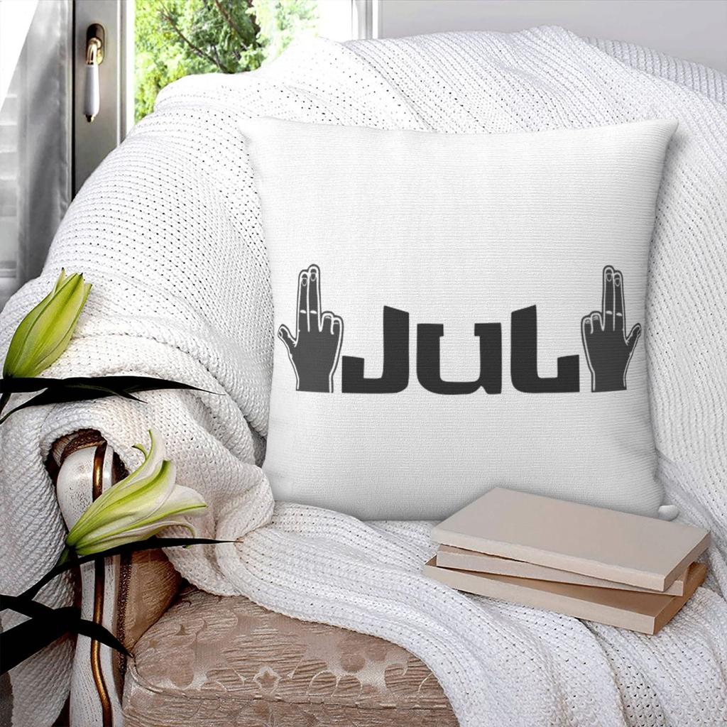 JUL Giant Glove JUL Square Pillowcase Pillow Cover Polyester Cushion Zip Decorative Comfort Throw Pillow for Home Living Room