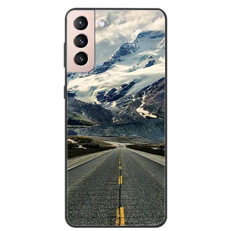 Для Samsung Galaxy S21 FE 5G чехол с мультяшной росписью, мягкие чехлы из ТПУ для телефонов Galaxy S21FE S 21 FE, силиконовая задняя крышка, милый чехол