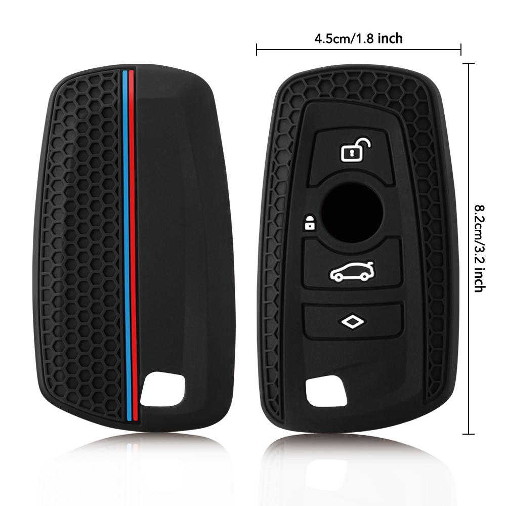 Новый силиконовый чехол-брелок для ключа автомобиля для BMW 1 2 3 4 5 6 7 Серии X1 X3 X4 X5 X6 F36 F25 F26 F30 F34 F10 F07 F20 Z10 G30 F15 F16