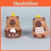 Cute Cartoon Bath Capybara Mini Model Ornament Set For Collectors And Gift Enthusiasts