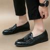 Мужская мода Узор аллигатора Монки Кэжуал Лоферы Туфли Джентльмена Формальные Свадебные Выпускной Вечер Платье для Возвращения Домой Zapatillas Hombre