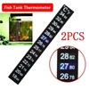 2pcs Stick-on Digital Aquarium Fish Tank Fridge Thermometer Sticker Temperature Temp Measurement Stickers