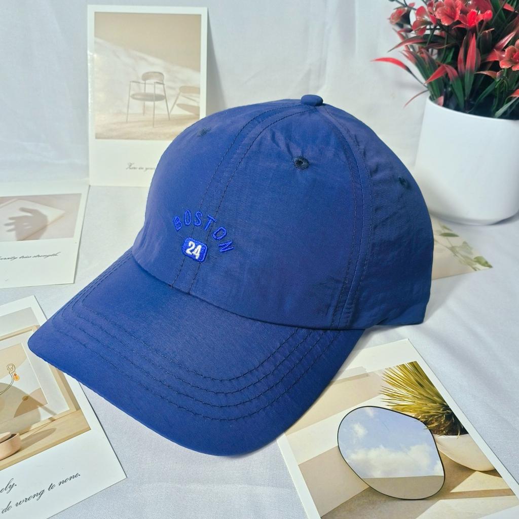 Spring and summer ins wind quick-drying peaked cap soft top casual letters thin baseball cap shading and sun protection