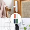 1/3pcs Wall Mounted Socket Holder Fixer Patch Self-Adhesive Power Socket Strip Fixator Plug Socket Cable Wire Organizer Rack
