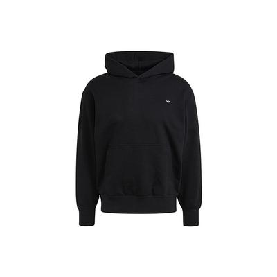 adidas Мужская толстовка премиум-класса Originals с логотипом трилистника, черная GN3384