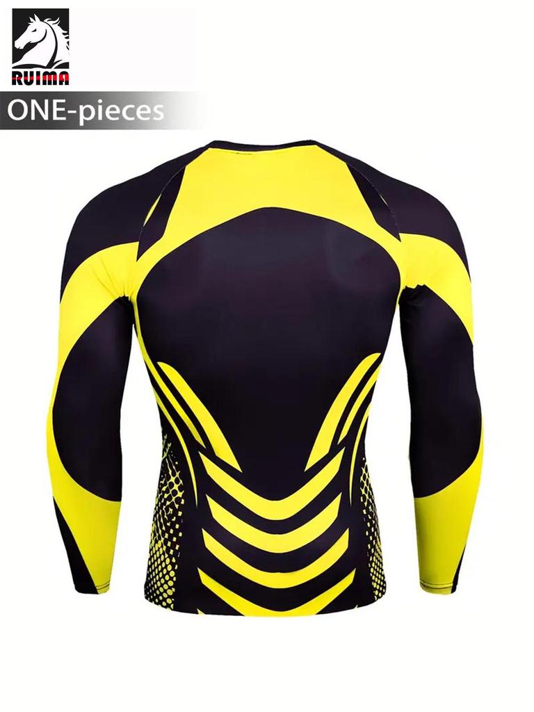 Дышащая спортивная футболка с длинным рукавом для баскетбола, бега, тренажерного зала, велотренировок - эластичный базовый слой