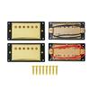 LP Electric Guitar Black Frame Humbuckers, 5052 Neck Circuitry Pickups