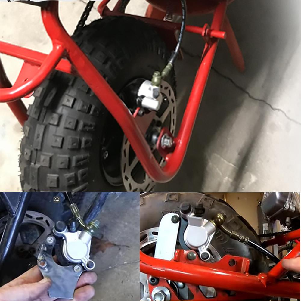 Hydraulic Disc Brake Master Cylinder Caliper Kit For Baja Doodle Bug DB30 Blitz Dirt Bug Predator 79cc 97cc Engine Mini Bike