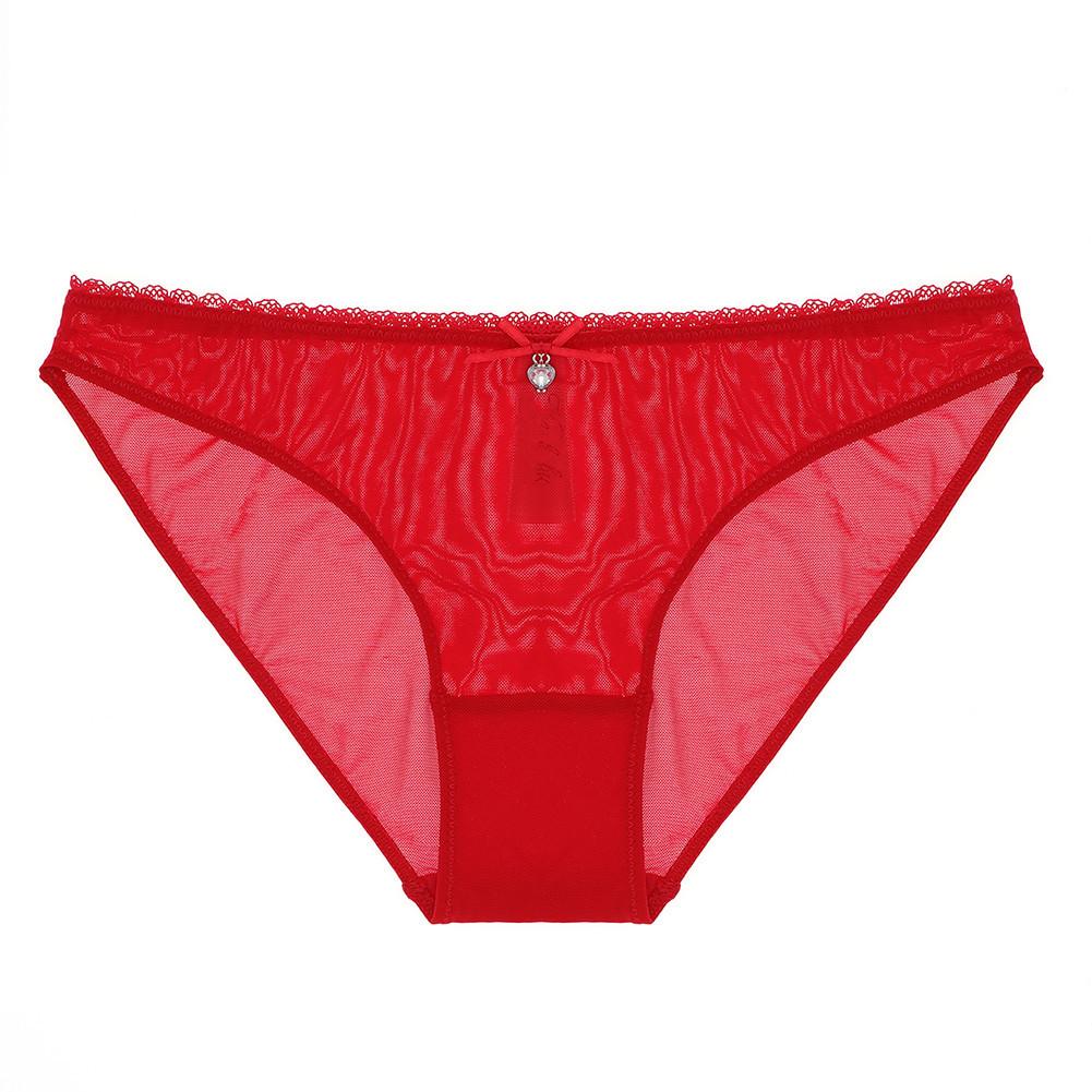 Sexy Seamless Low-rise See-through Panties Women Lace Panties Sexy Briefs S To XXL Underewear