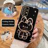 A 32 52 33 53 23 Роскошный чехол-держатель для зеркала с покрытием для Samsung Galaxy A52 A53 A32 A13 A23 A33 A73 A72 4g 5g Силиконовый чехол-подставка