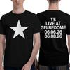 Kanye West Live At Gelredome 2026 Tshirts Men Leisure 100 Cotton Tees Round Collar Short Sleeve T Shirt 4xl 5xl 6xl Clothing