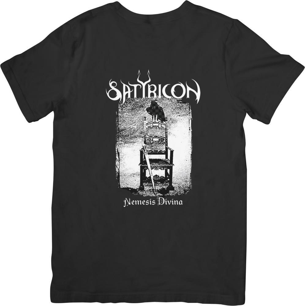 Satyricon heavy metal Vintage Retro Fit for Unisex women Quality Cotton TShirts