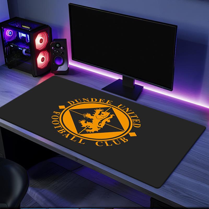 Dundee United Crest Design mouse pad, rubber base, esports desk mat, mouse pad for gamers and office use, gaming desk , easy to clean mat