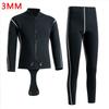 3mm 5mm Kids Neoprene Wetsuit Diving Surfing Snorkeling Warm Long Sleeve Two Piece Swimwear Unisex Child