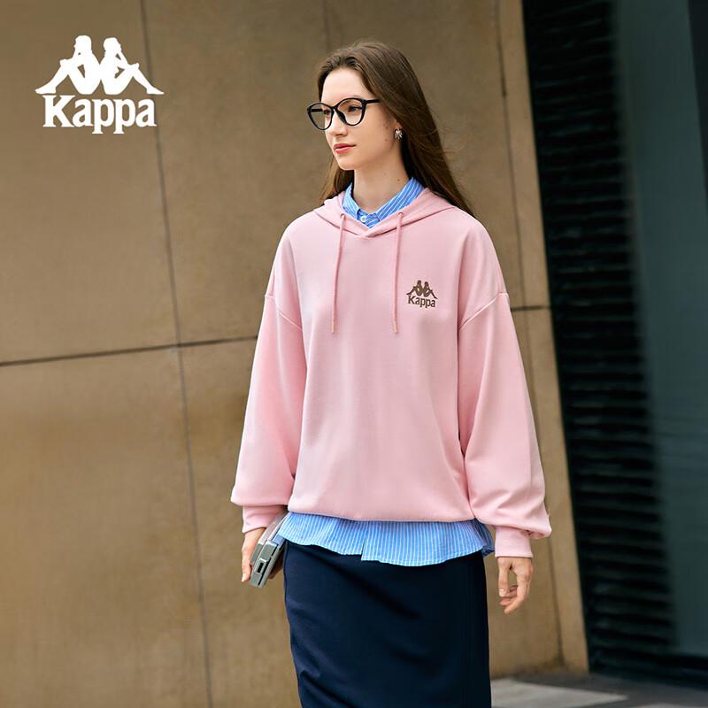 Kappa Унисекс Свободная толстовка с капюшоном
