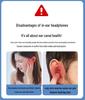 Беспроводной Bluetooth-наушник V59 (один наушник) с долгим временем работы от аккумулятора и цифровым дисплеем