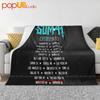 Sum 41 Blue Demon Даты тура Группа Ультра-мягкое одеяло Покрывало Зимнее покрывало для дивана Покрывала для кровати