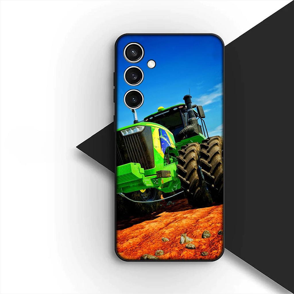 Farm Vehicle Tractor Silicone Cover for OPPO A80 A40 A18 A16 A17 A15 A38 A78 A79 A54 A57 A58 A60 4G 5G Coque Phone Case