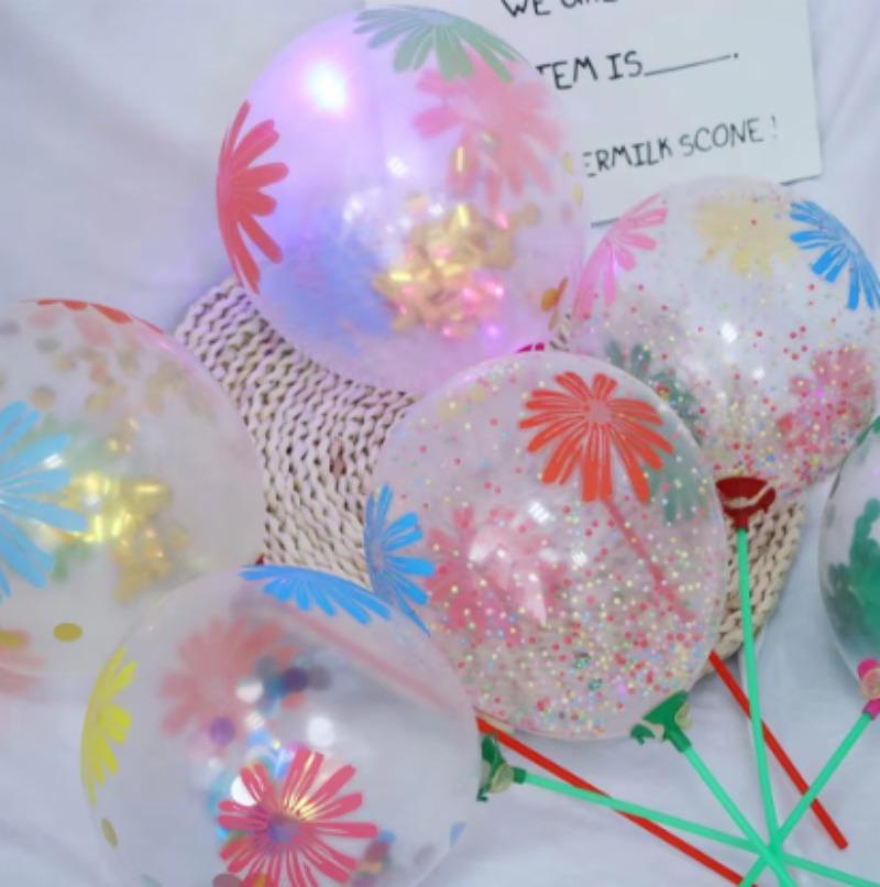 12-дюймовые блестки хризантемы, латексные шары из пенопласта хризантемы, подходят для шаров на день рождения, украшения свадебной вечеринки