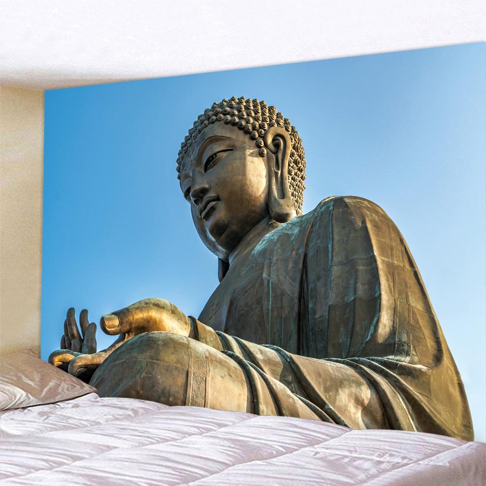 Индийский Будда, медитация, принт, гобелен, домашняя гостиная, спальня, Настенный декор, тканевый гобелен