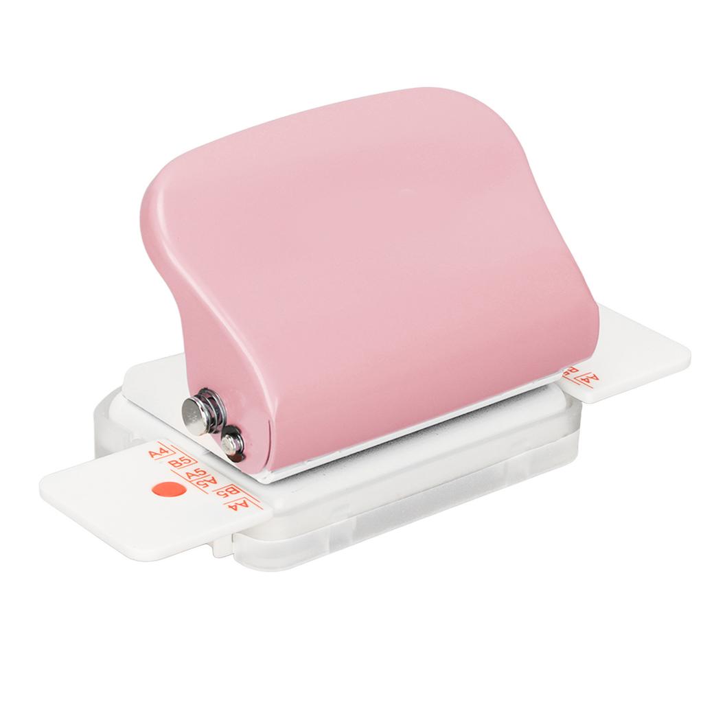 Manual Binding Machines Multipurpose 6 Holes Cinch Book Binding Machine for Home Office Pink