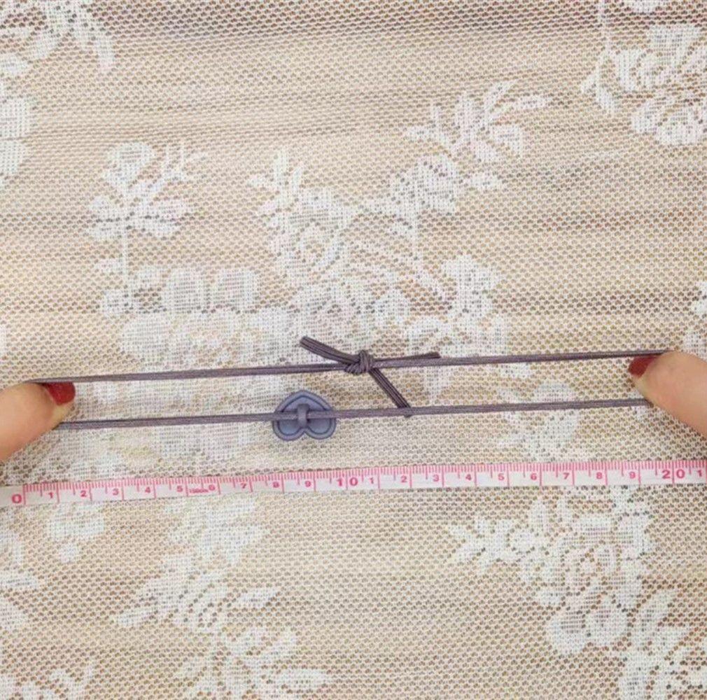 Gift Hair Accessories Women Hair Tie Rope Hair Ring High Elastic Heart-shaped