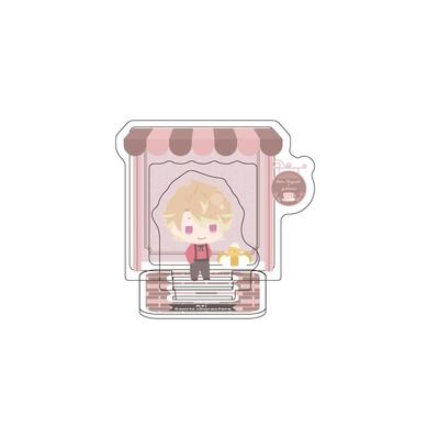 А3! x Персонажи Sanrio 04 Тигасаки Итару x Гудетама [Иллюстрация Мини-персонажа] Акриловая подставка