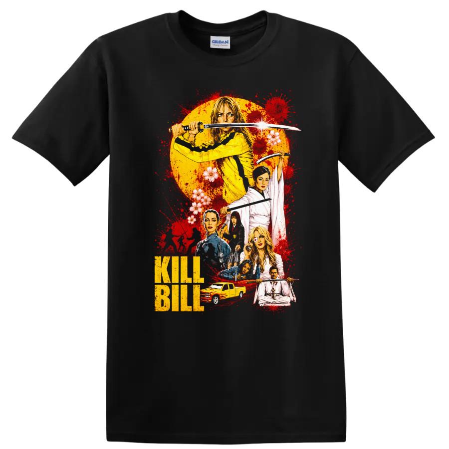 Kill Bill Inspired Women Samurai Action T Shirt Graphic Movie Tee Art