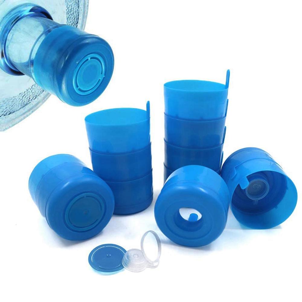 Plastic Drinking Reusable Non Spill Anti Splash Snap On Lids Bottle Caps Water Jugs Replacemet